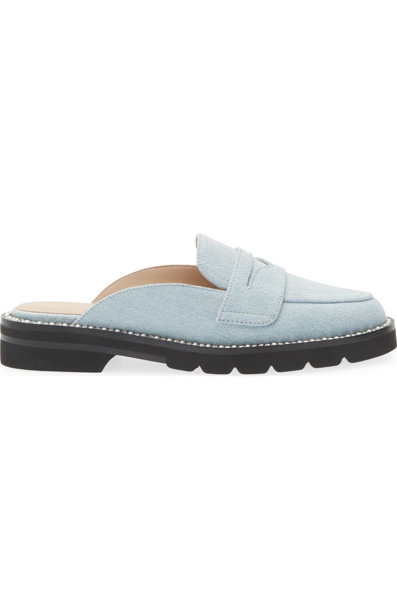 Stuart Weitzman Monty Mule, Alternate, color, Light Blue