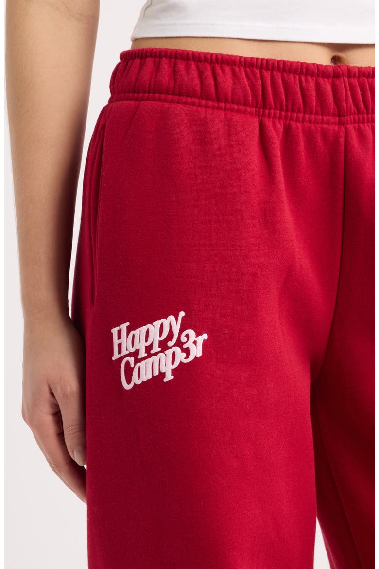 Apple Puff Series Sweatpants, Alternate, color, DEEP RED
