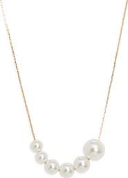 Nordstrom Graduated Freshwater Pearl Necklace