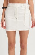CRESCENT Contrast Stitch Mini Skirt