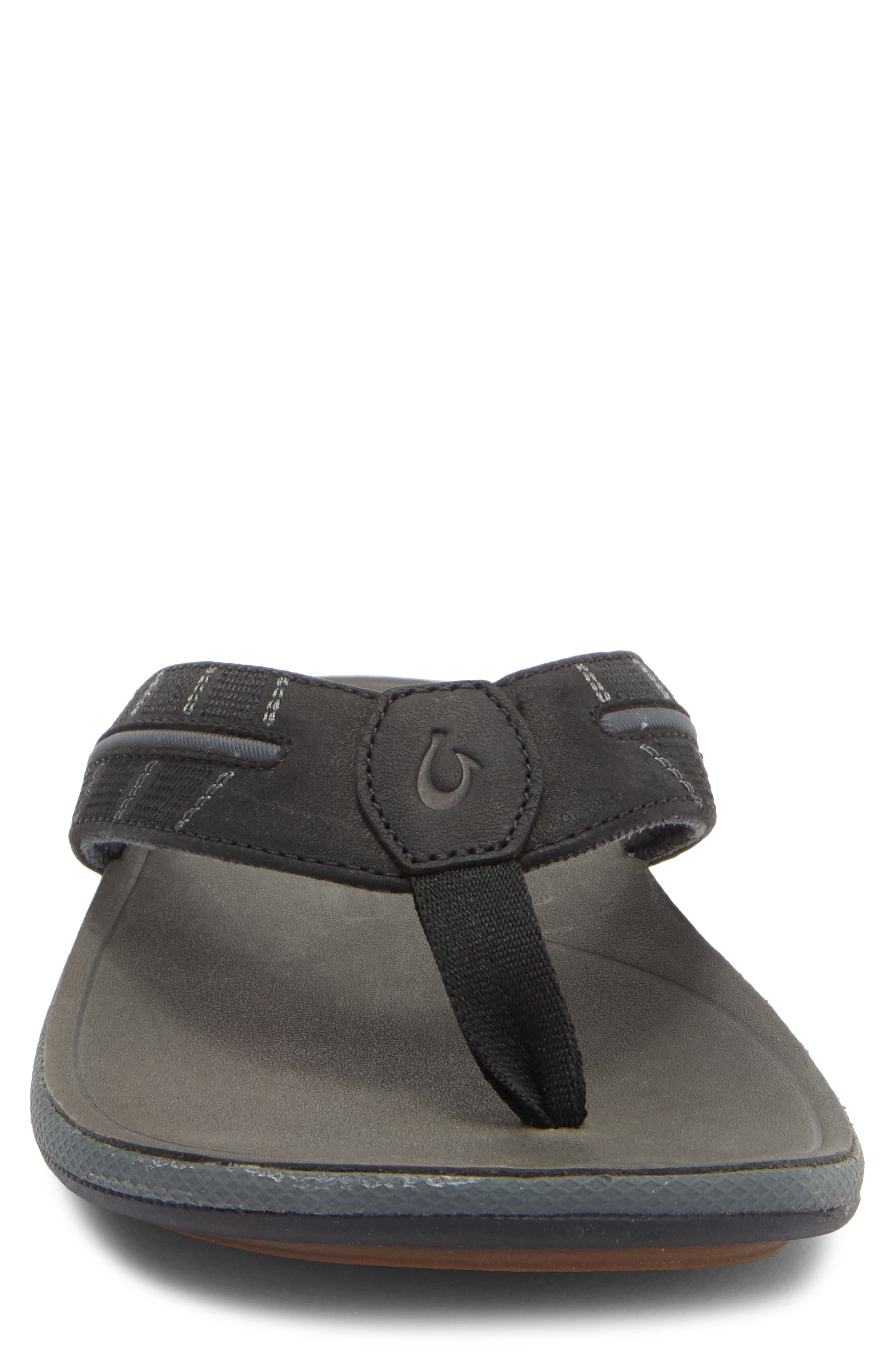 OluKai Tuahine Waterproof Flip Flop, Alternate, color, Lava Rock / Dark Shadow