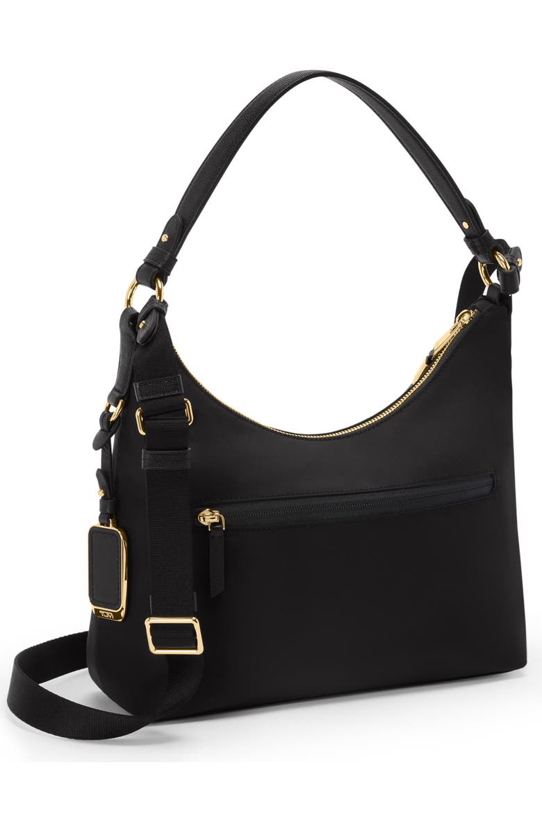 TUMI Asbury Shoulder/Crossbody Bag, Alternate, color, Black/ Gold