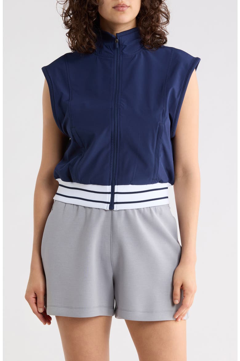 Fleece Inside Club Vest, Main, color, NAVAL BLUE