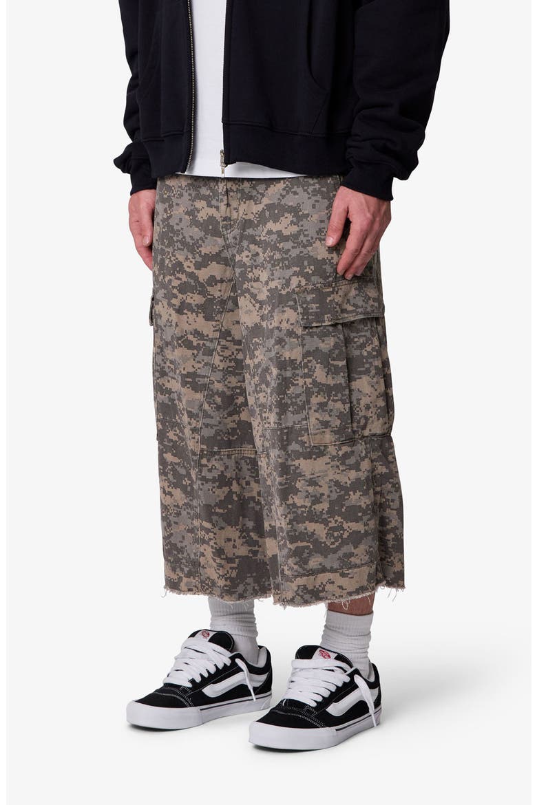 Extra Long Cargo Shorts, Alternate, color, DIGI CAMO