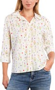 Billy T Cotton Blend Button-Up Shirt