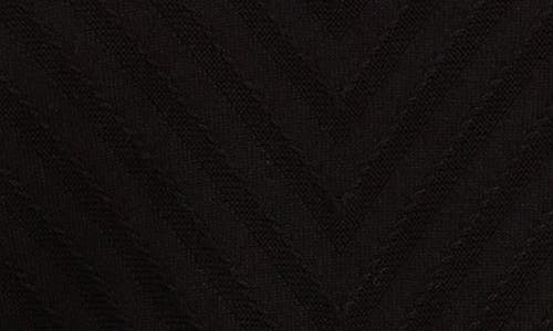 Ted Baker Chapal Chevron Stitch Polo Shirt In Black