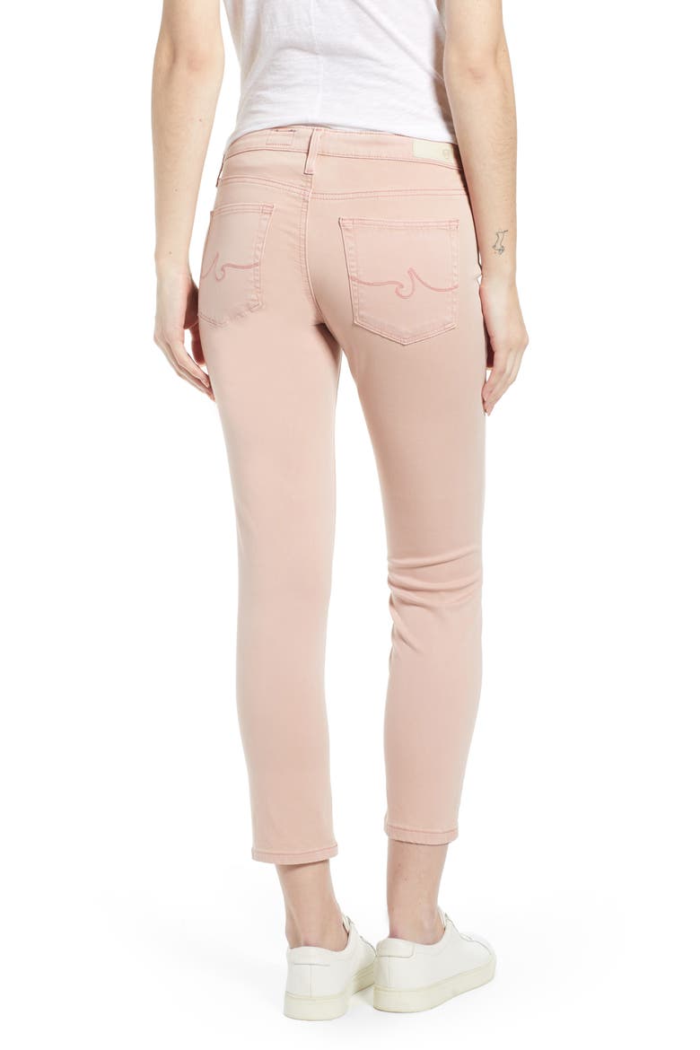The Prima Mid Rise Crop Cigarette Jeans, Alternate, color, SULFUR MISTY MAUVE