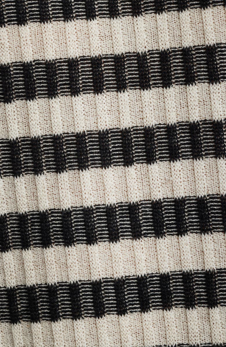 KROST Stripe Knit Long Sleeve T-Shirt, Alternate, color, Black/ White Multi