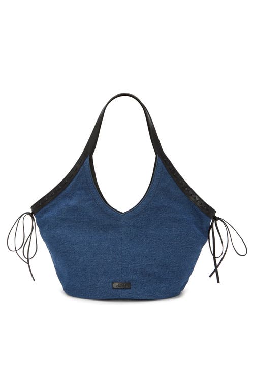 Vince Camuto Cryss Stitch Trim Tote In Dkgrey 01