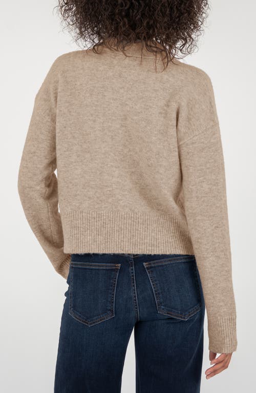 Kut From The Kloth Lilia Boxy Half Button Sweater In Gray