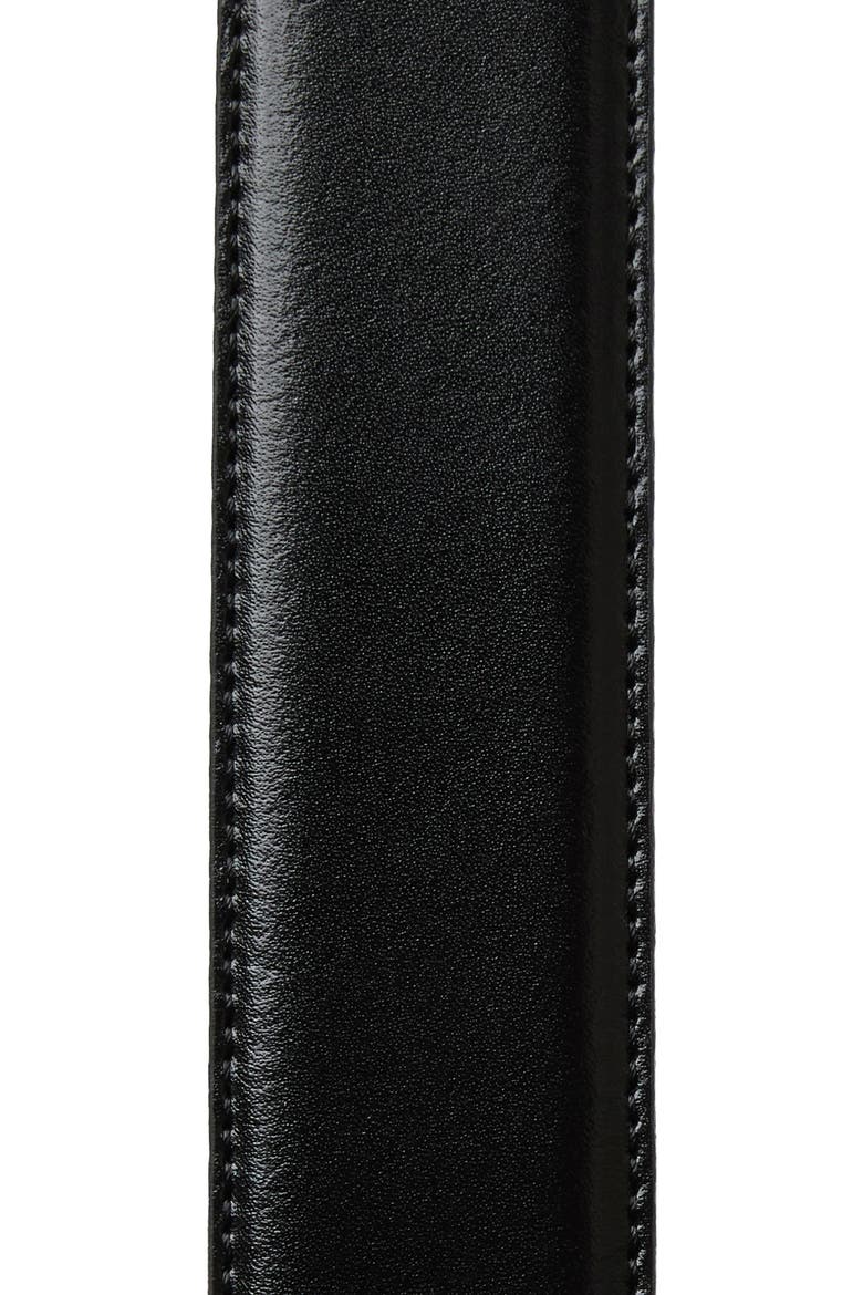 Dante Leather Belt, Alternate, color, BLACK