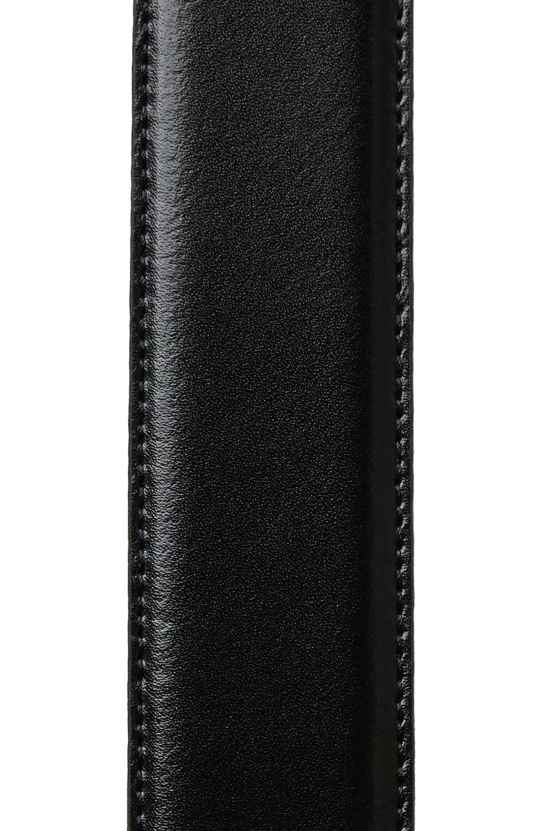 Bruno Magli Dante Leather Belt, Alternate, color, Black