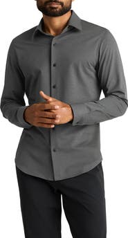 Bonobos Wear to Work Slim Fit Cotton Blend Piqué Performance Button-Up Shirt