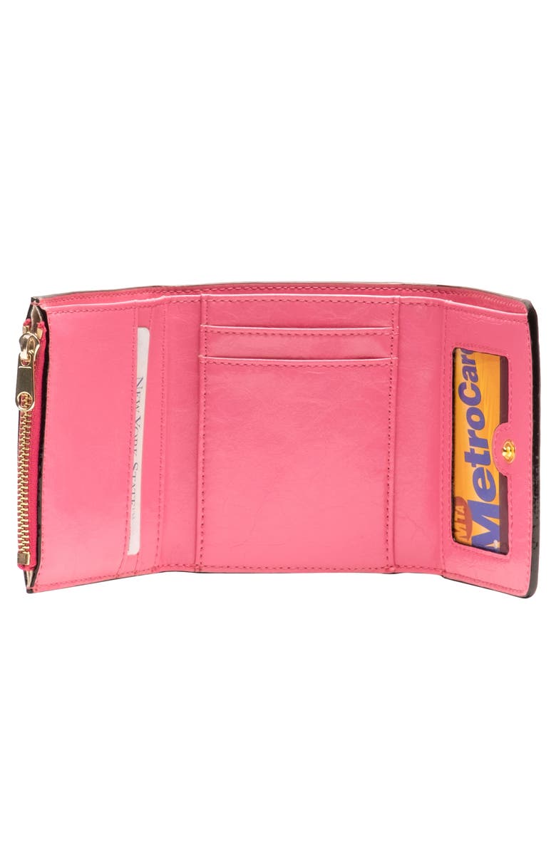 Frances Valentine Perfect Leather Trifold Wallet, Alternate, color,