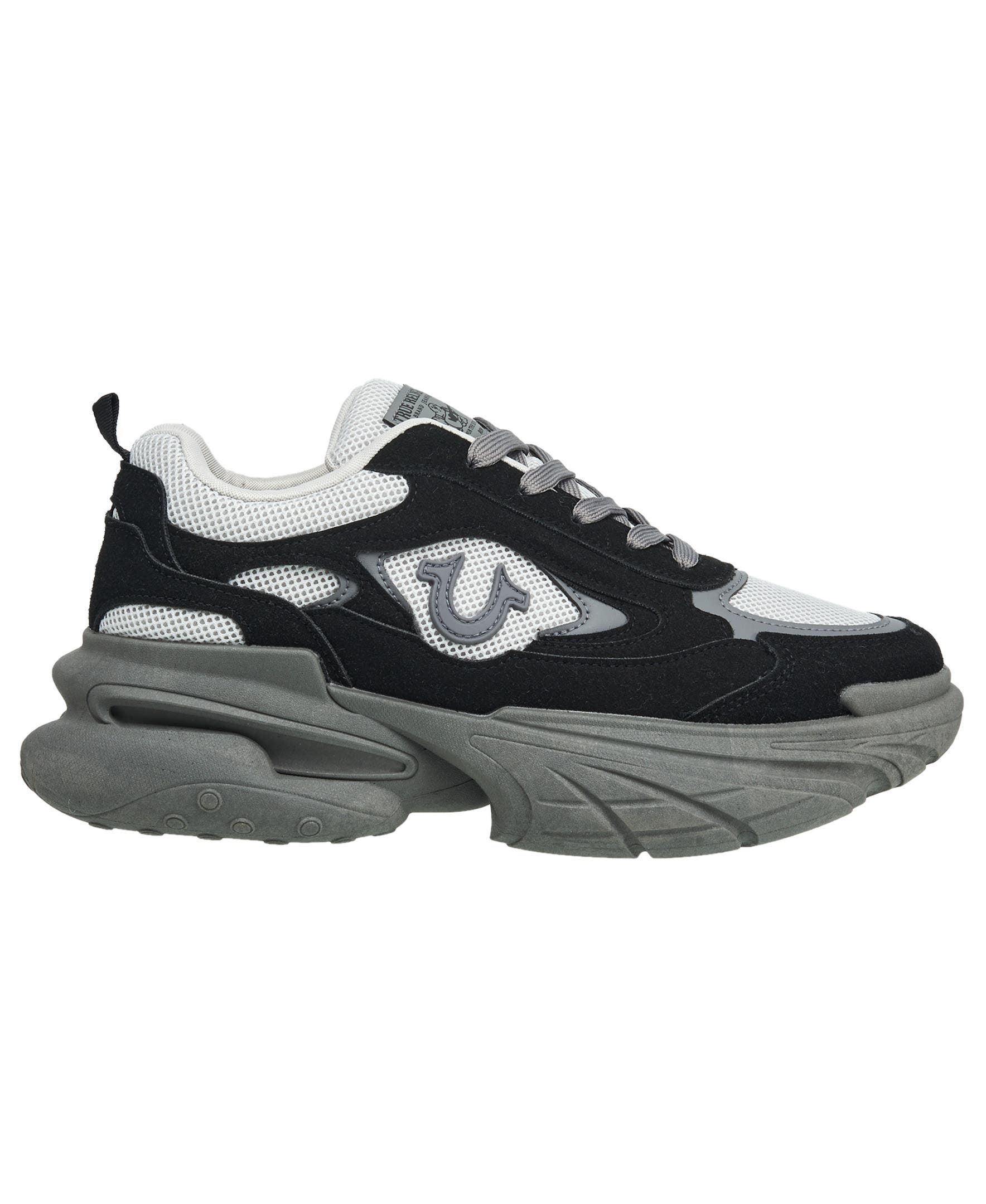 True Religion Cole Jogger Sneaker, Alternate, color, Black Gray