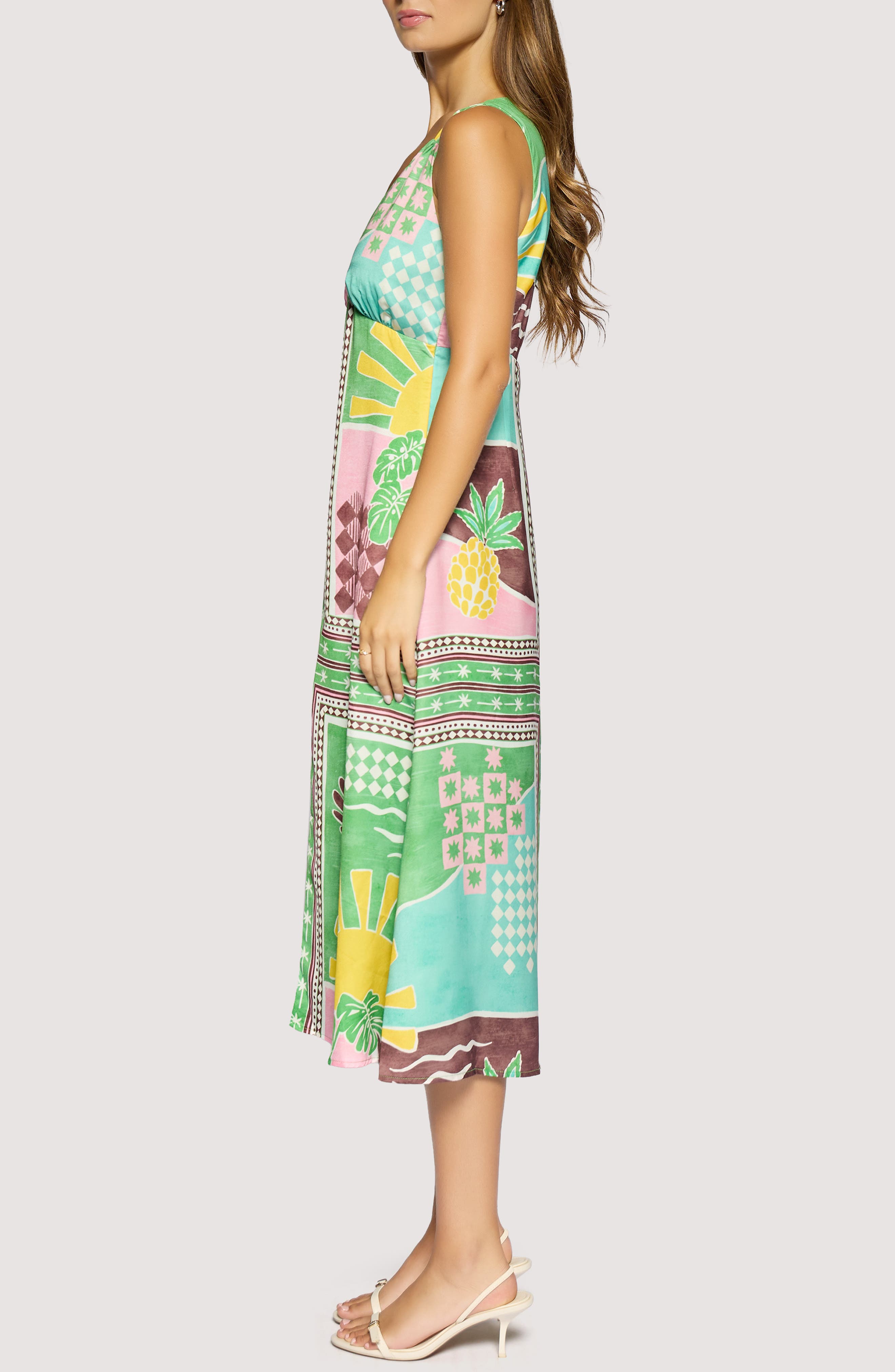 Lost + Wander Isla Spell Scarf Print Dress (Women) | Nordstrom