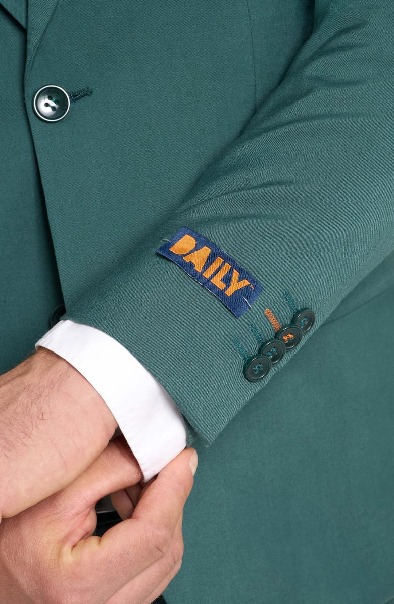 OppoSuits Daily Slim Fit Posy Green Suit, Alternate, color, Green