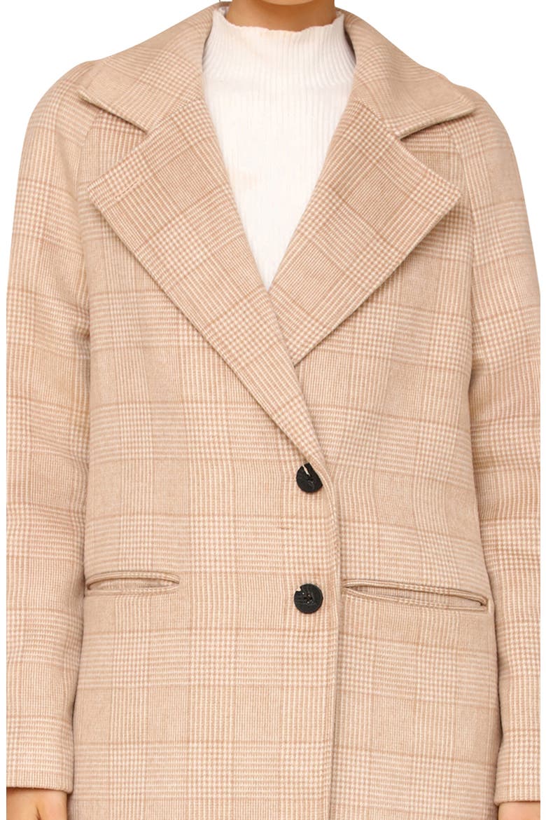 Walker Raglan Coat, Alternate, color, SOFT BROWN PLAID