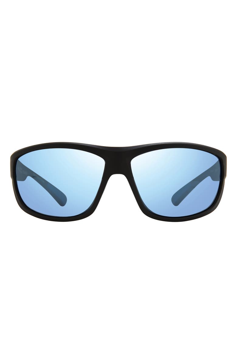 Revo Caper Polarized Rectangular Sunglasses, Main, color,