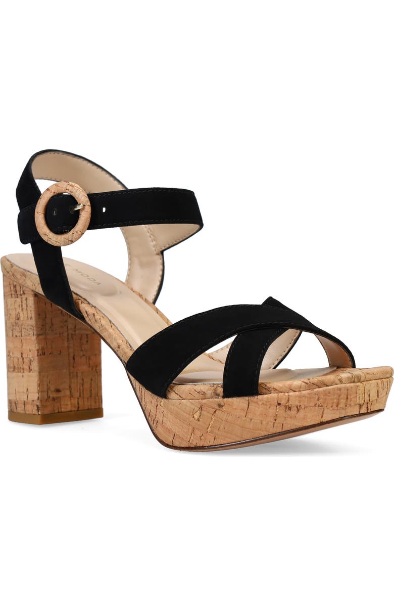 Pelle Moda Andrei Ankle Strap Platform Sandal, Main, color,