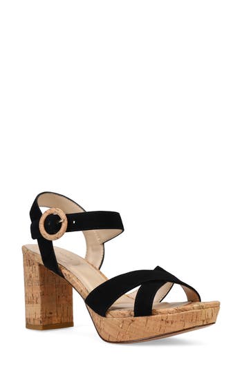 Pelle Moda Andrei Ankle Strap Platform Sandal