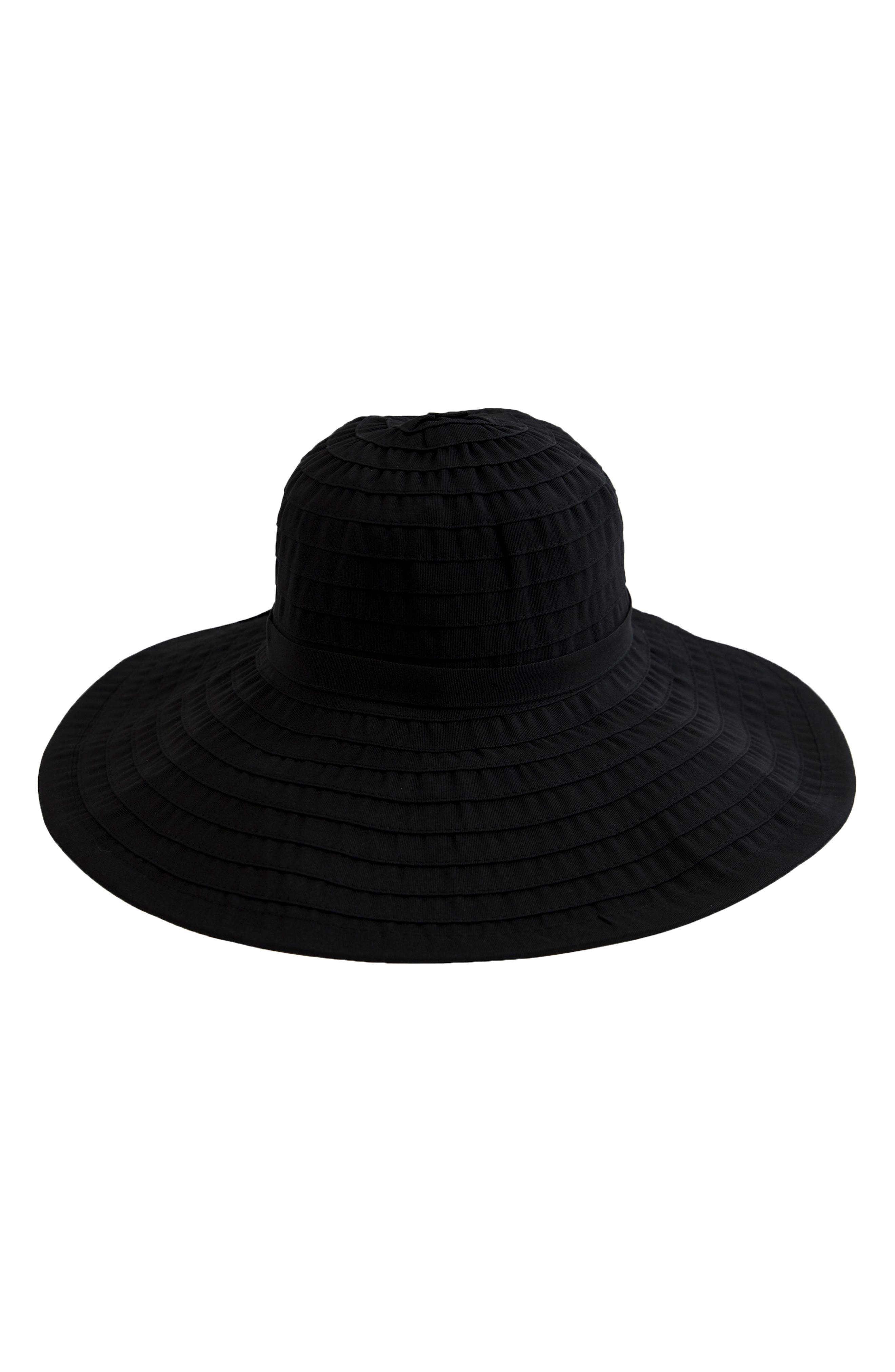 San Diego Hat Ribbon Wide Brim Hat