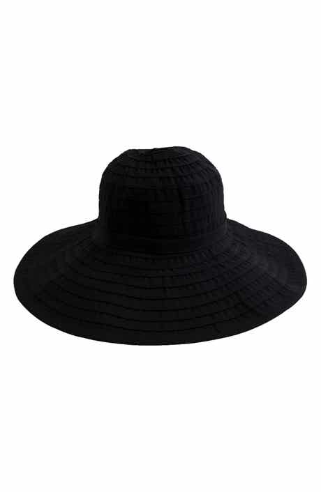 San Diego Hat Ribbon Wide Brim Hat