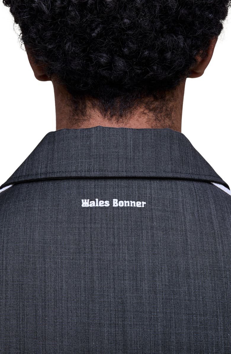 adidas x Wales Bonner Wool Blend Twill Jacket, Alternate, color, Dark Grey Heather