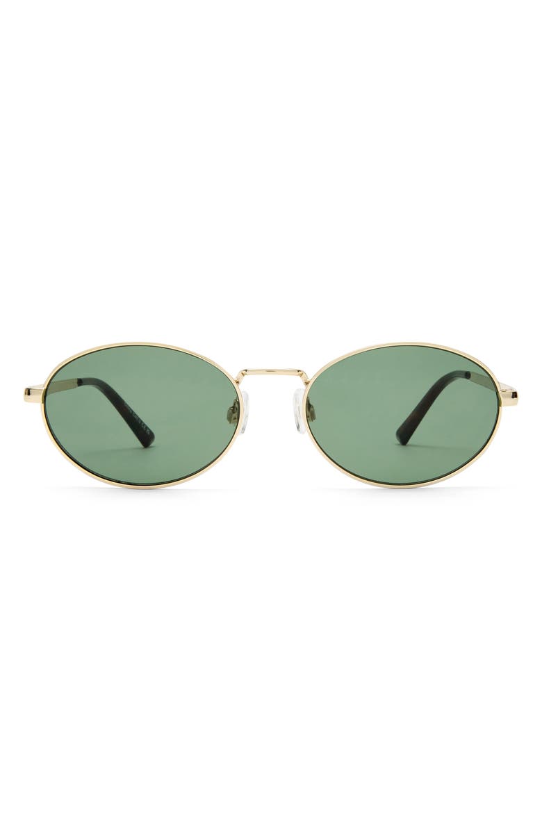 AIRE Ephermeris 56mm Oval Sunglasses, Main, color, Gold / Khaki Mono
