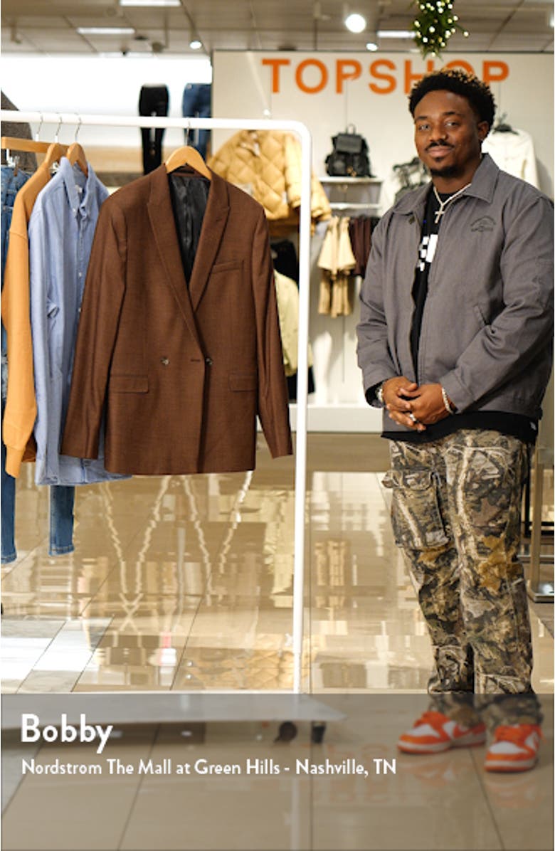 Super Skinny Double Breasted Suit Jacket, sales video thumbnail