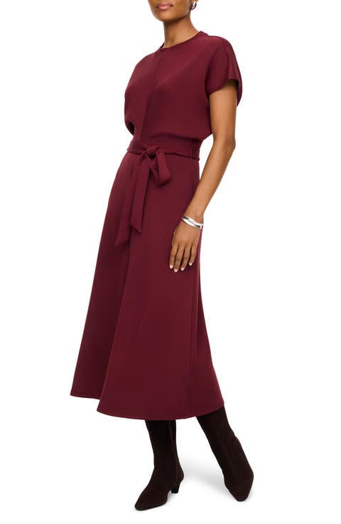 AirEssentials Draped Midi Dress