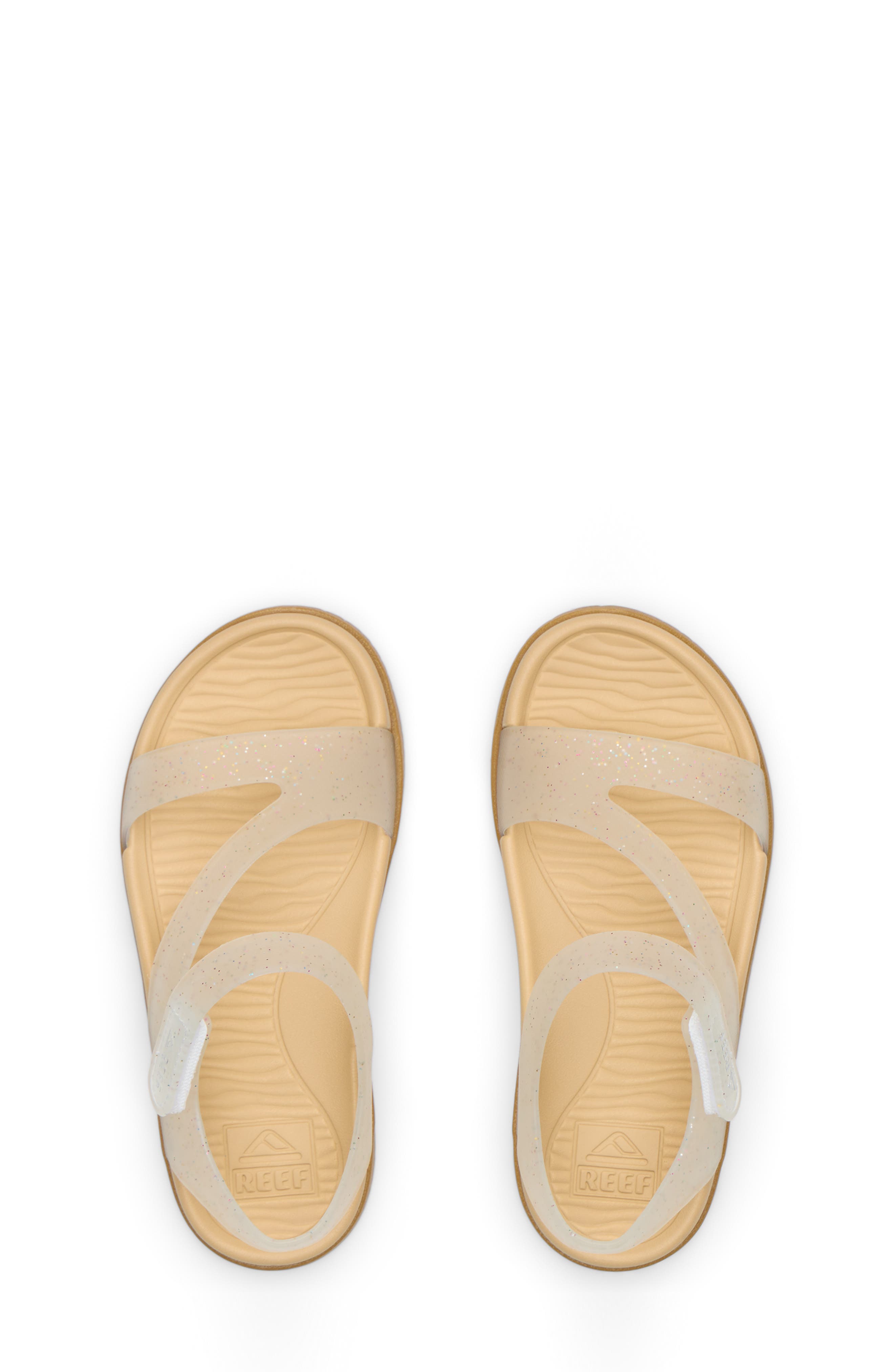 Reef Kids' Little Cali Coastin Sandal, Alternate, color, Glitter Confetti