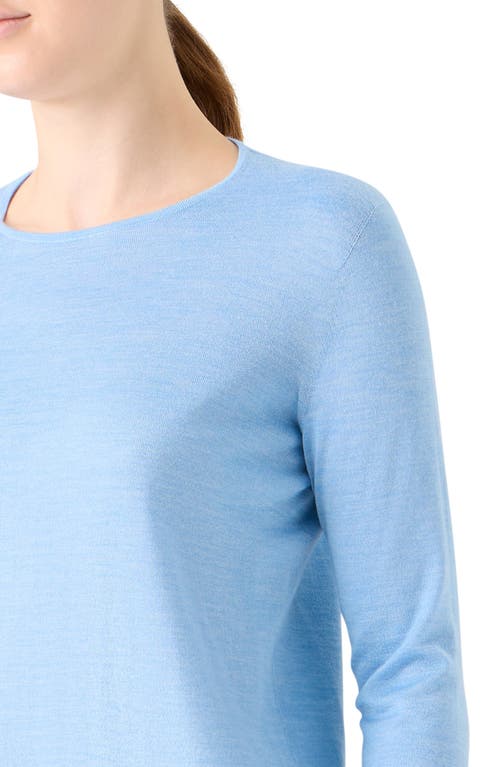 Akris Cashmere & Silk Crewneck Sweater In Blue