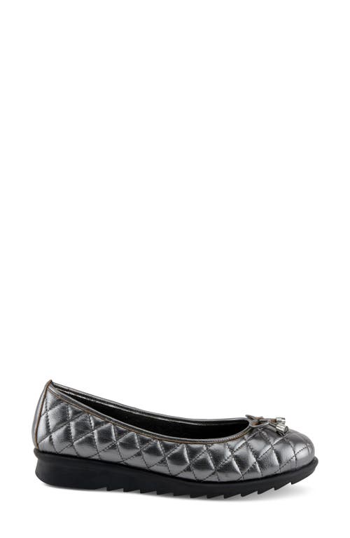 Spring Step Ballequina Quilted Flat In Gold