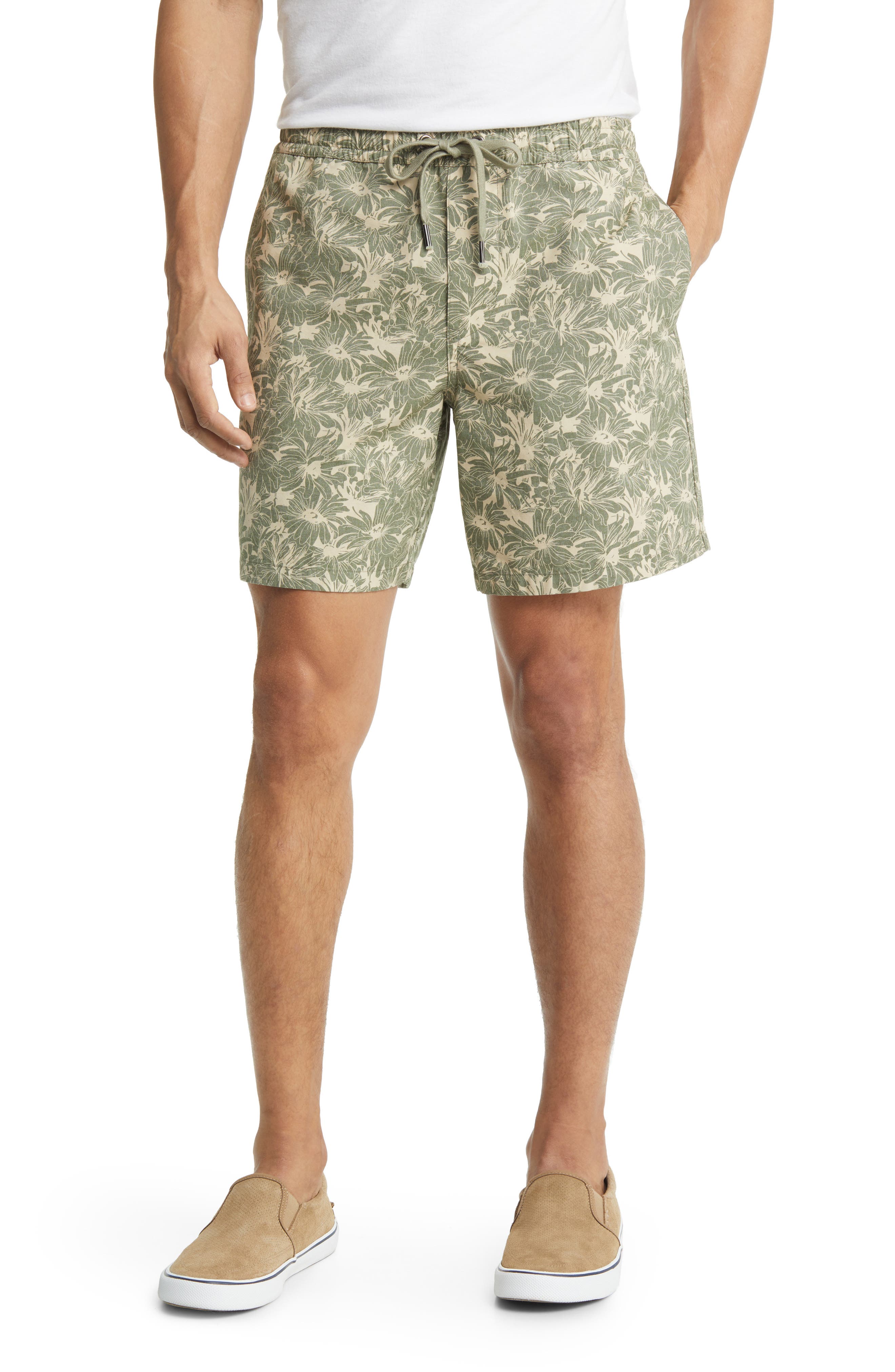 Rodd & Gunn Main Beach Floral Stretch Cotton Drawstring Shorts