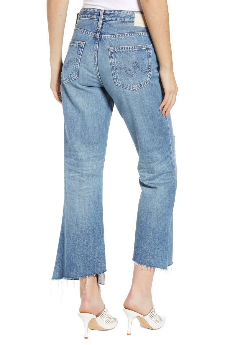 Quinne High Waist Kick Flare Jeans, Alternate, color, 20 YEARS HASTE DESTRUCTED