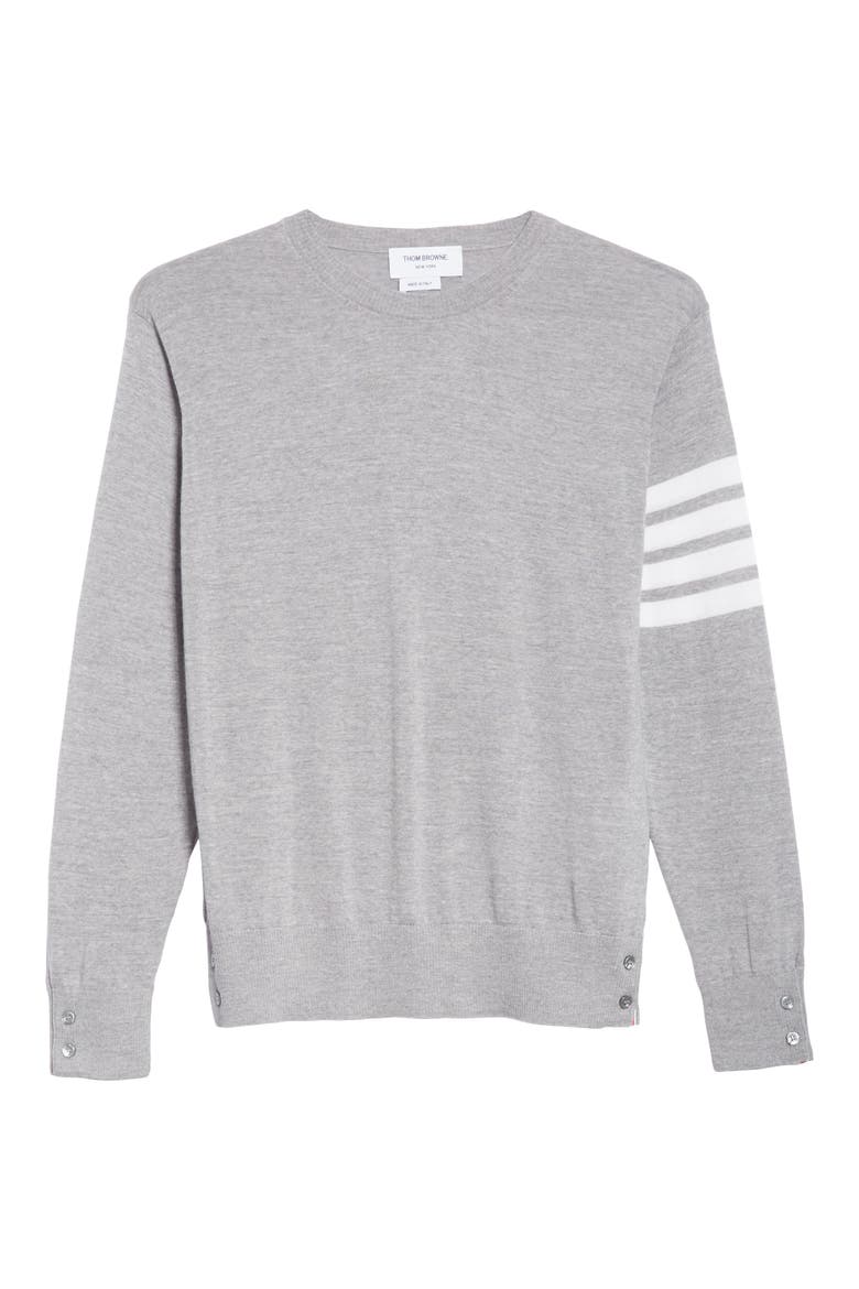 Merino Wool Pullover, Alternate, color, LIGHT GREY