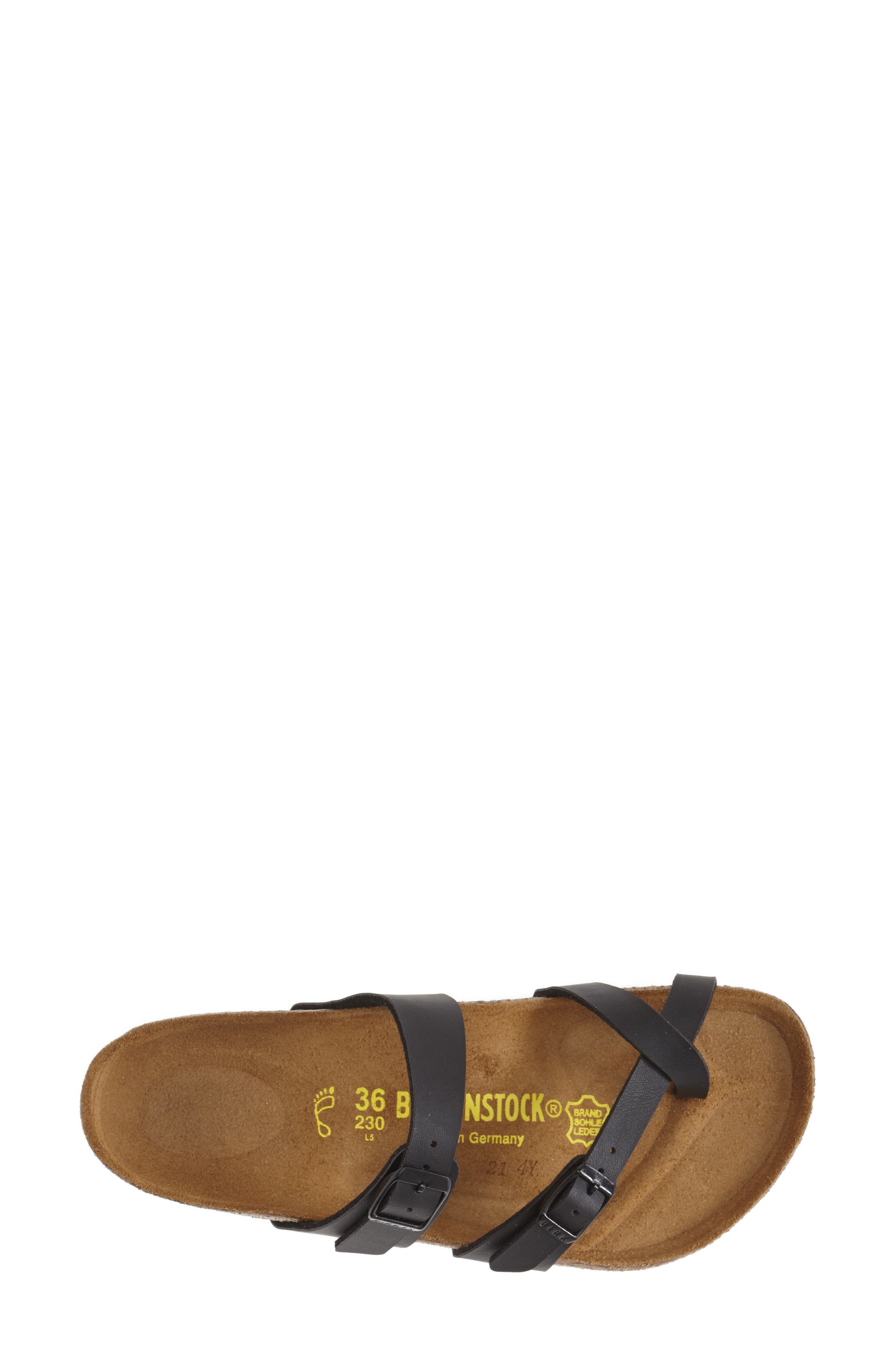 Mayari Birko-Flor Sandal, Alternate, color, BLACK