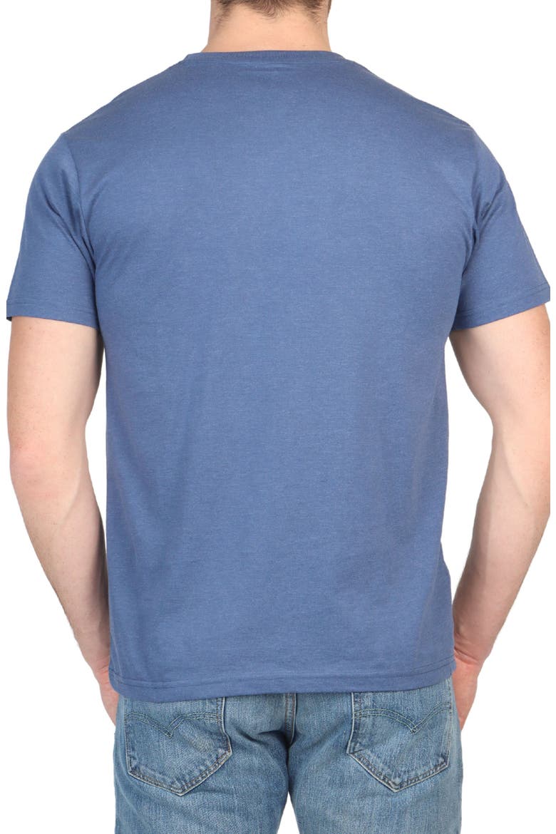 Mélange Crewneck T-Shirt, Alternate, color, DENIM BLUE HEATHER