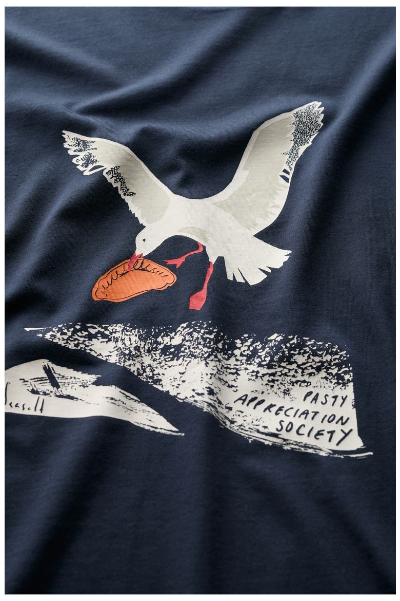 Midwatch Organic Cotton Graphic T-Shirt, Alternate, color, SEAGULL THIEF MARITIME