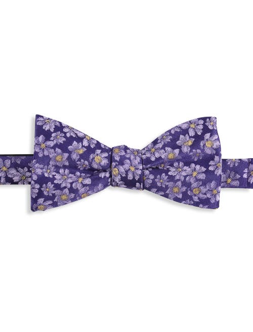 Synrgy By Dxl Big & Tall Flowers In Bloom Bow Tie In Purple
