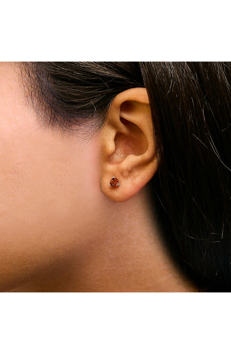 Haus of Brilliance 14K White Gold 3/4 Cttw Red Lab-Grown Diamond Stud Earrings, Alternate, color, White