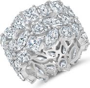 Crislu Cubic Zirconia Cluster Ring