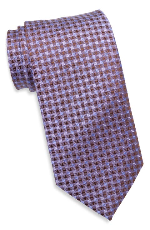 Neat Medallion Silk Tie