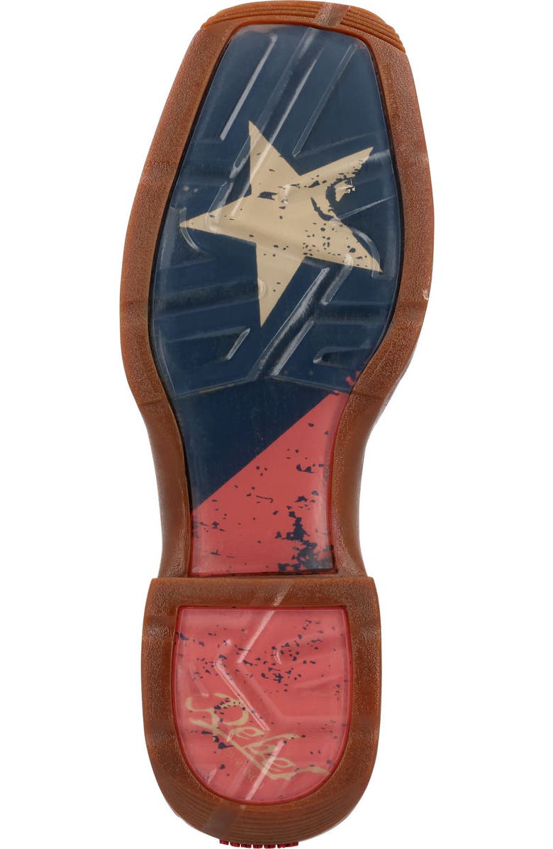 DURANGO Texas Flag Western Boot, Alternate, color, Dark Brown And Texas Flag