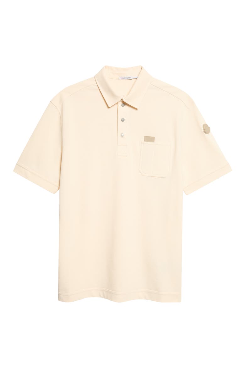 Cotton Piqué Polo, Alternate, color, IVORY