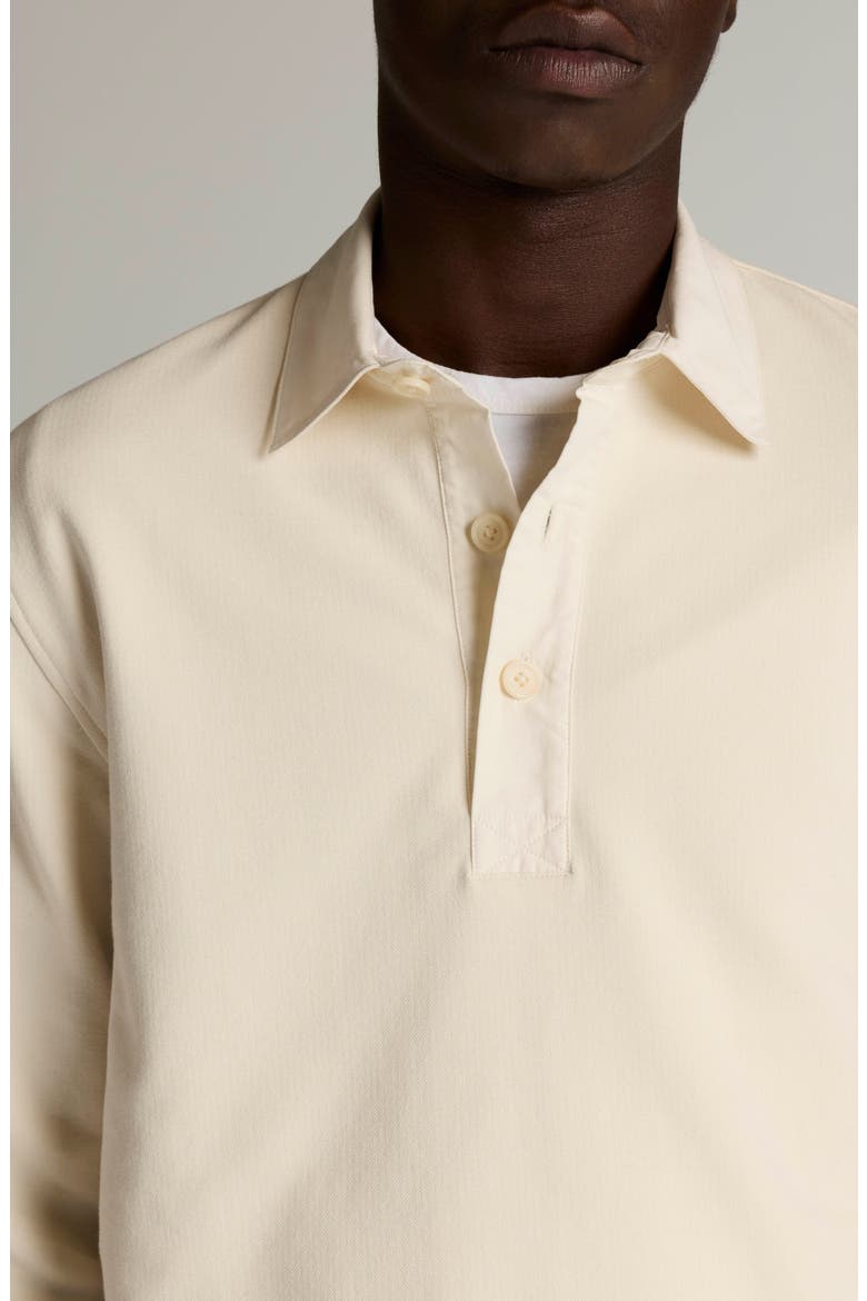 French Terry Travel Polo, Alternate, color, BONE