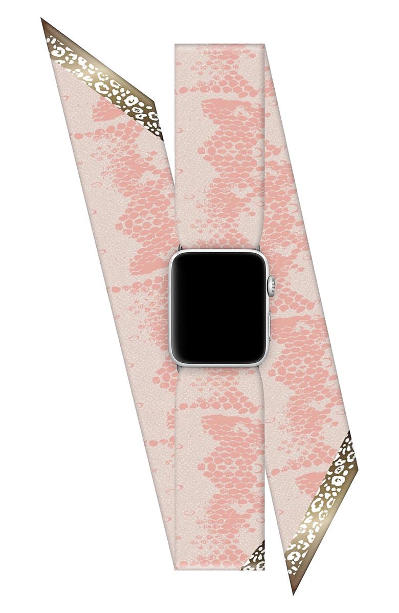 Wristpop Bowie Apple Watch<sup>®</sup> Scarf Watchband, Main, color,