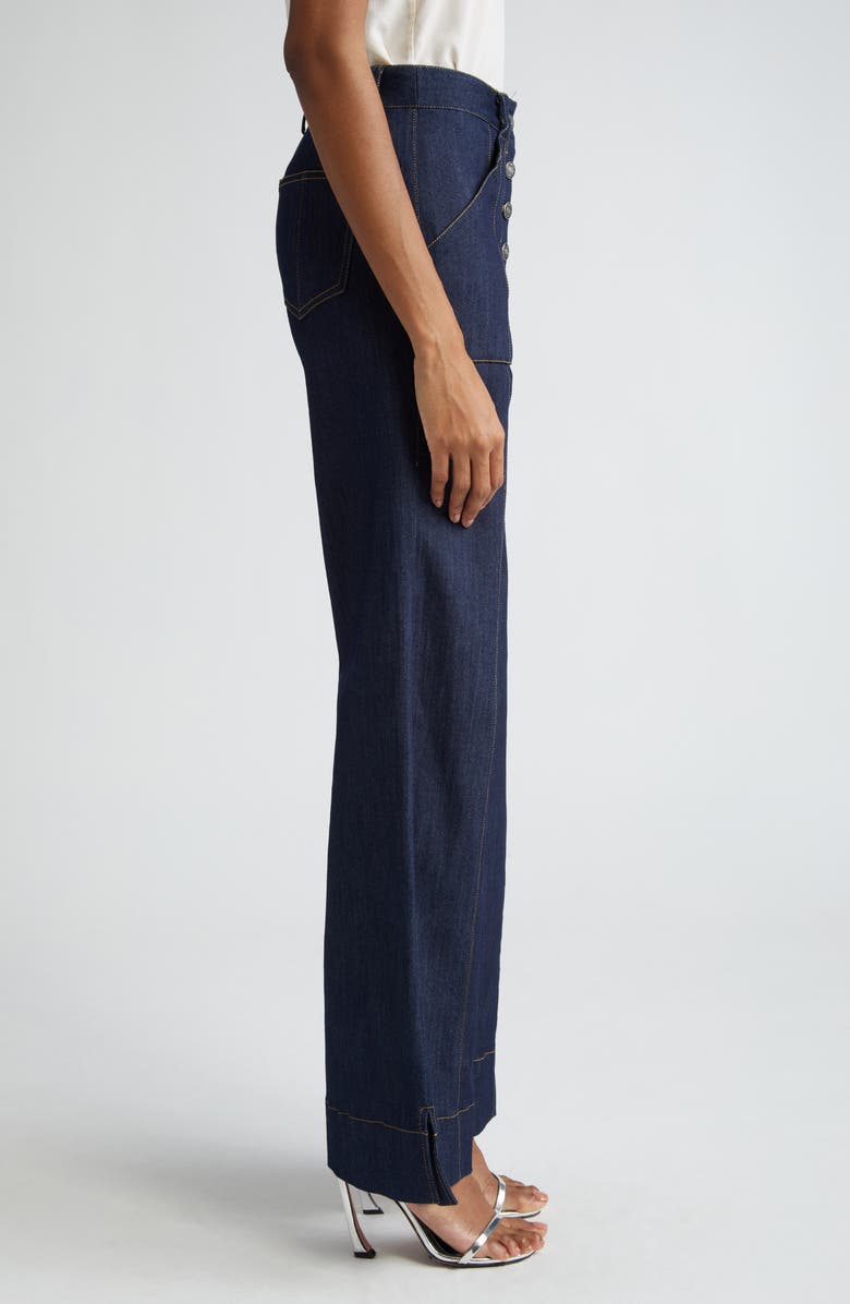 Cinq à Sept Benji Wide Leg Jeans, Alternate, color, Indigo
