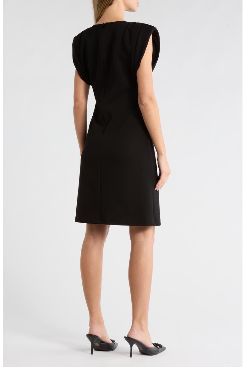 Babette Cocktail Minidress, Alternate, color, BLACK